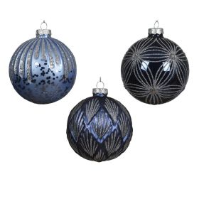 Blue Bauble 10cm